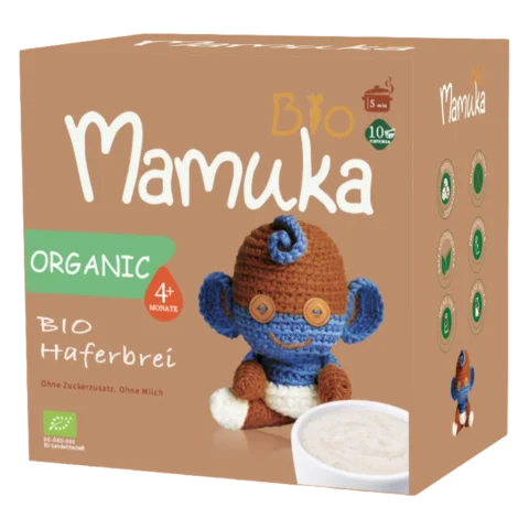 Bio-Haferbrei für Babys.
