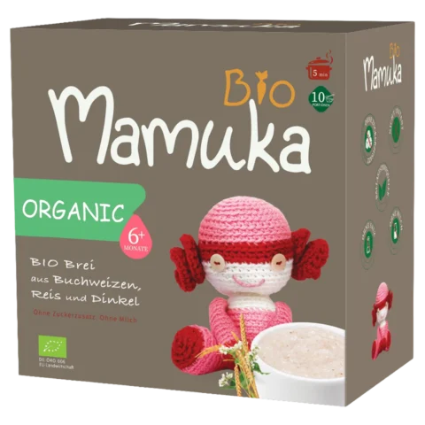 Bio-Buchweizen-Reis-Dinkel-Brei für Babys