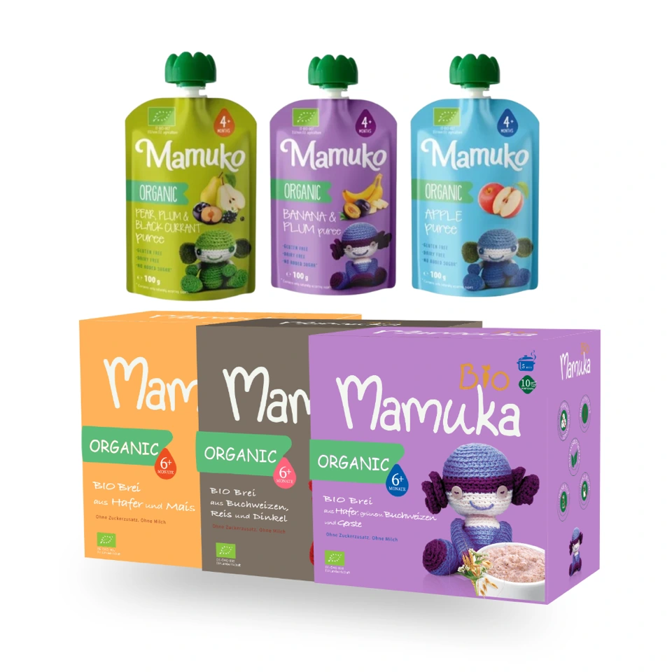 Bio Mamuka Probier-Set mit Breien & Pürees