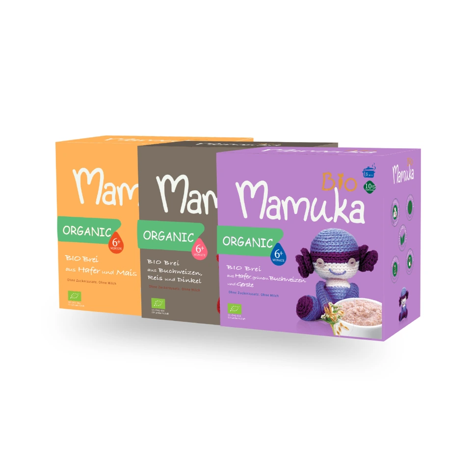 Bio Mamuka Probier-Set ab 6 Monaten